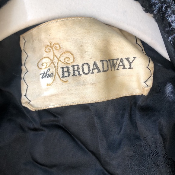 Vintage black double breasted fur coat - Picture 3 of 7